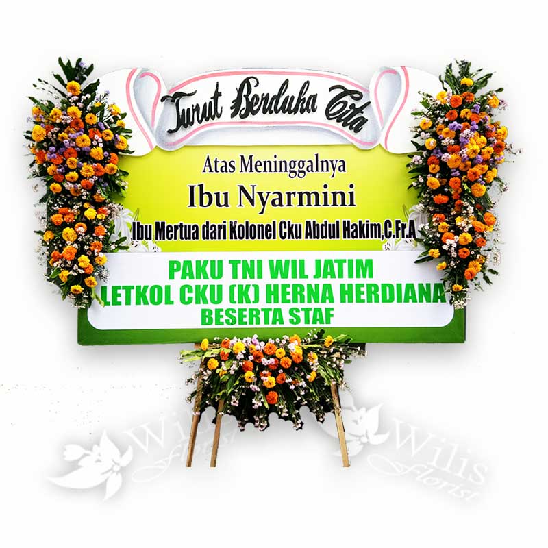 Bunga Papan Duka Cita bpdcp03