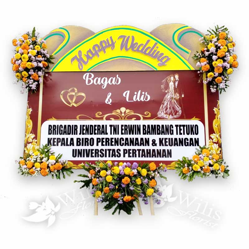 Bunga Papan Pernikahan p03
