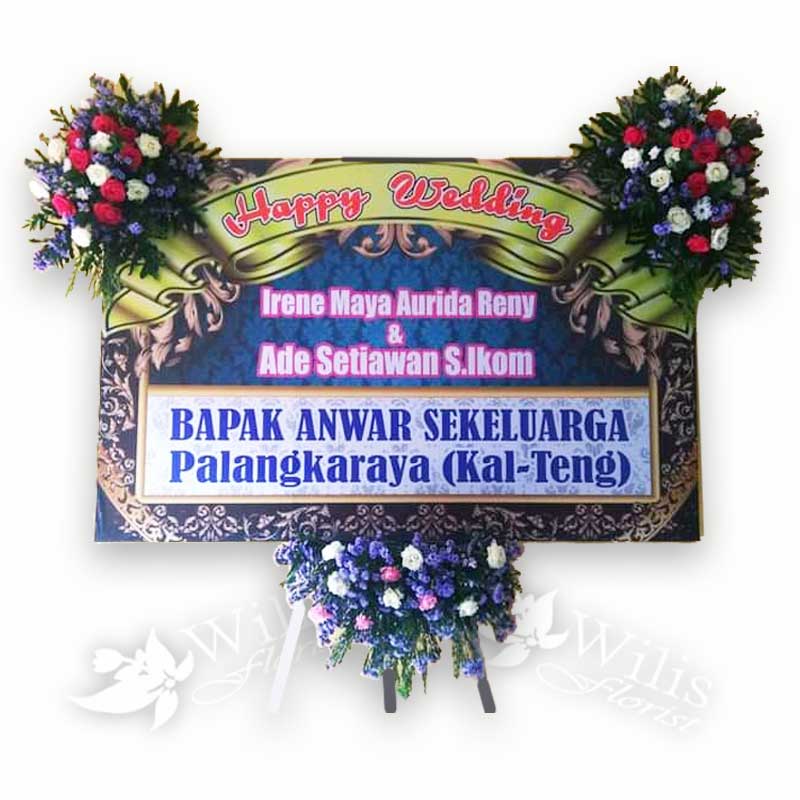 Bunga Papan Pernikahan p04