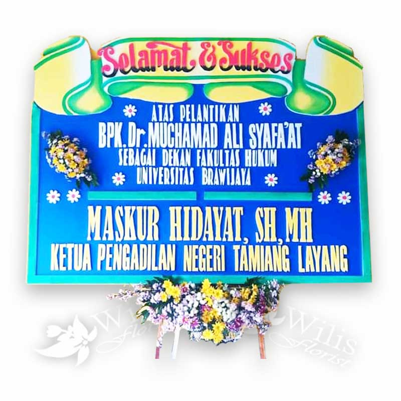 Bunga Papan selamat Sukses f05