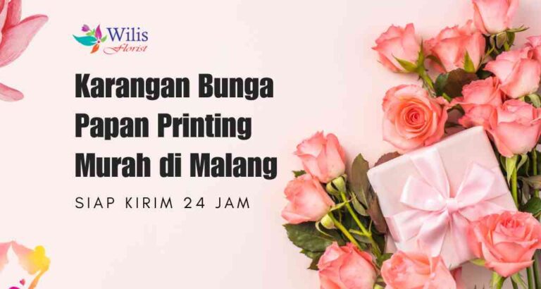 Karangan Bunga Papan Printing di Malang
